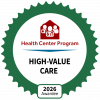 Health Center Program 2026 Awardee badge for High-Value Care